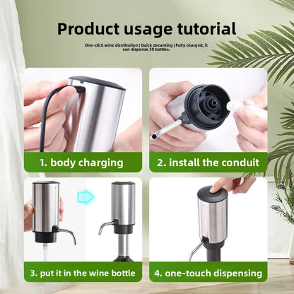 Pour Like a Pro — Automatic Electric Wine Dispenser That Elevates Every Glass