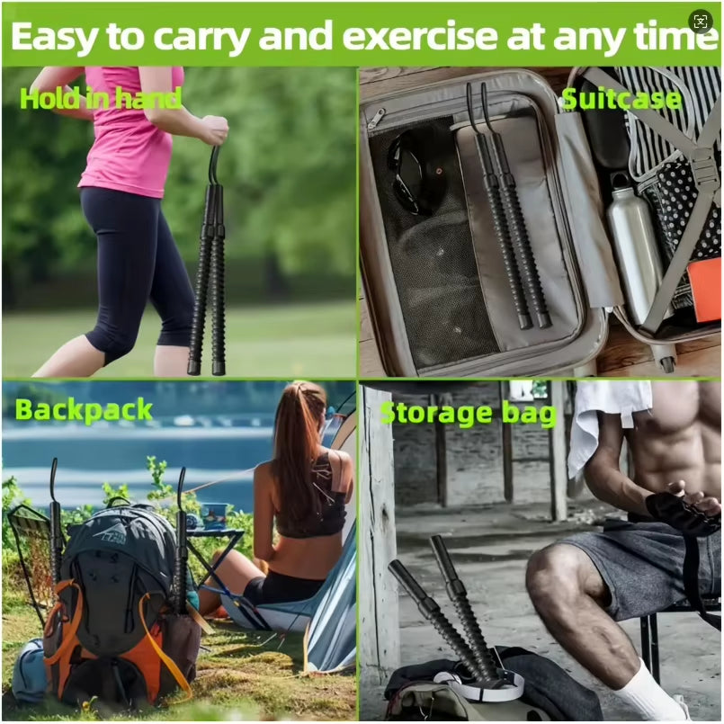Revolutionary Strength Training Bar - Ergonomic Fitness Grip for Biceps & Triceps - Enhance Your Arm Muscle Strength with Our Spring Arm Expander