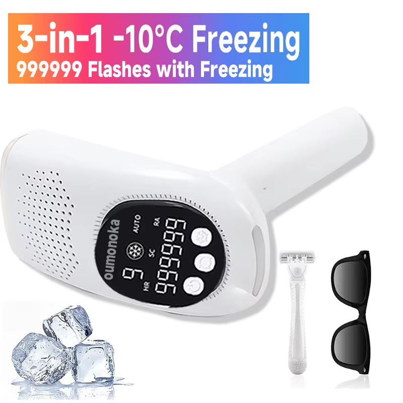 Permanent Laser Hair Removal Bikini Women'S IPL Depilators Shaver Facial Hair Cutting Machine Men'S Razo to Remove Hair Trimmer