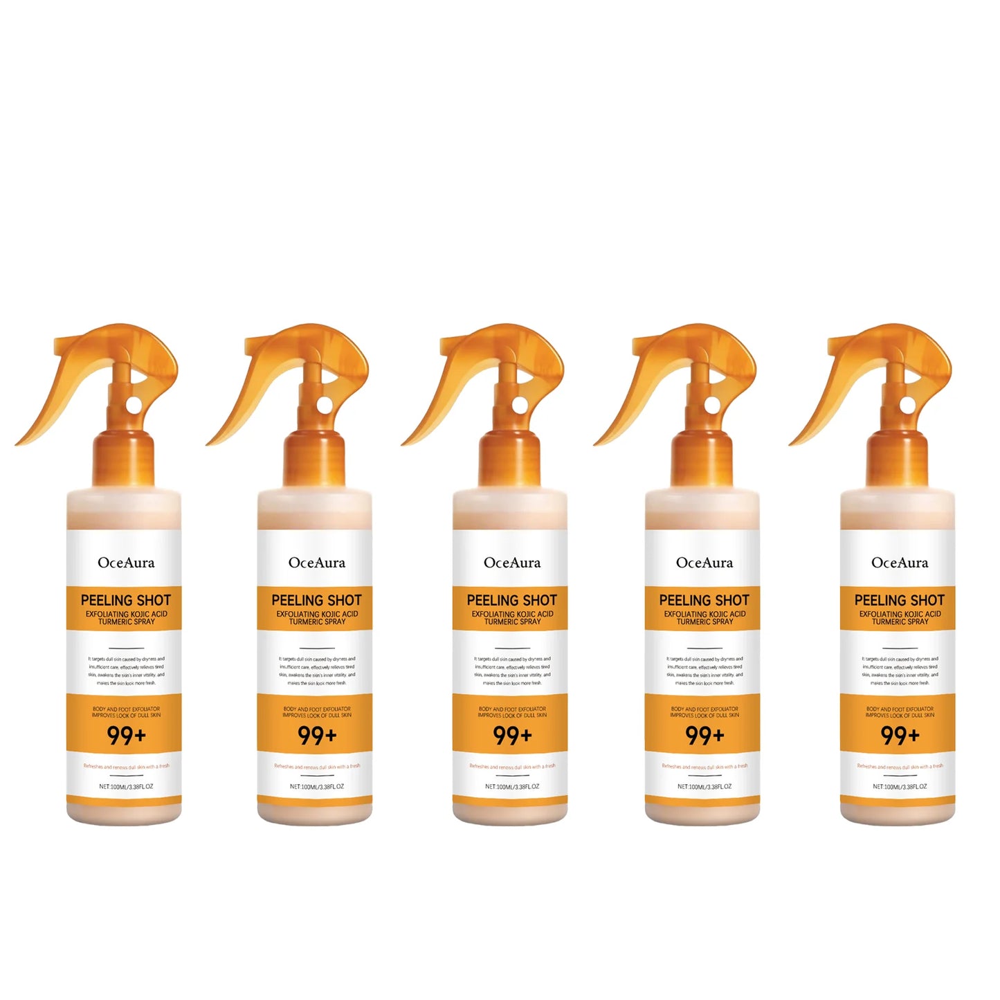 Revitalize Your Skin with Body Keratin Care Kojic Acid & Turmeric Exfoliating Spray - Nourishing & Hydrating Solution for All Skin Types!