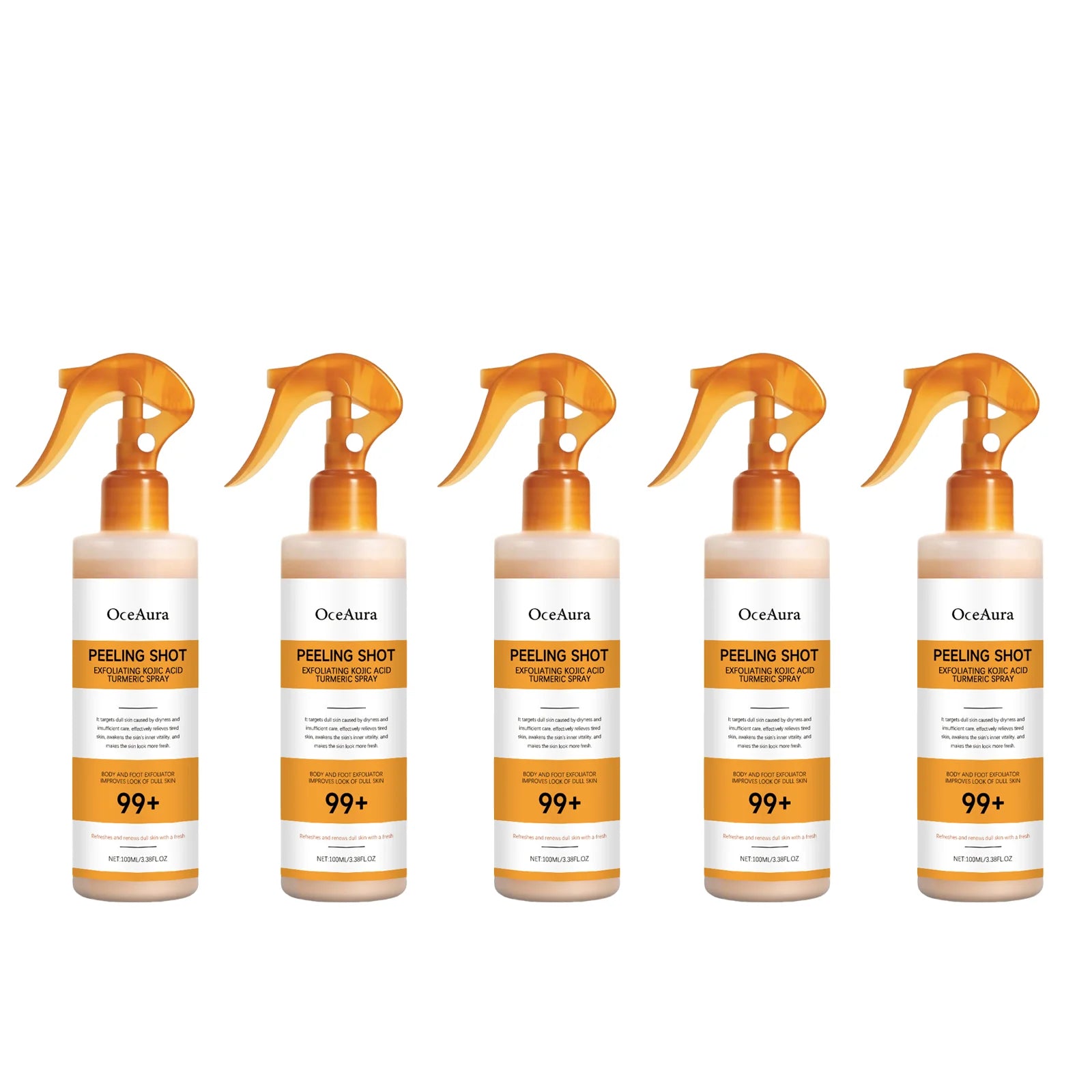 Revitalize Your Skin with Body Keratin Care Kojic Acid & Turmeric Exfoliating Spray - Nourishing & Hydrating Solution for All Skin Types!