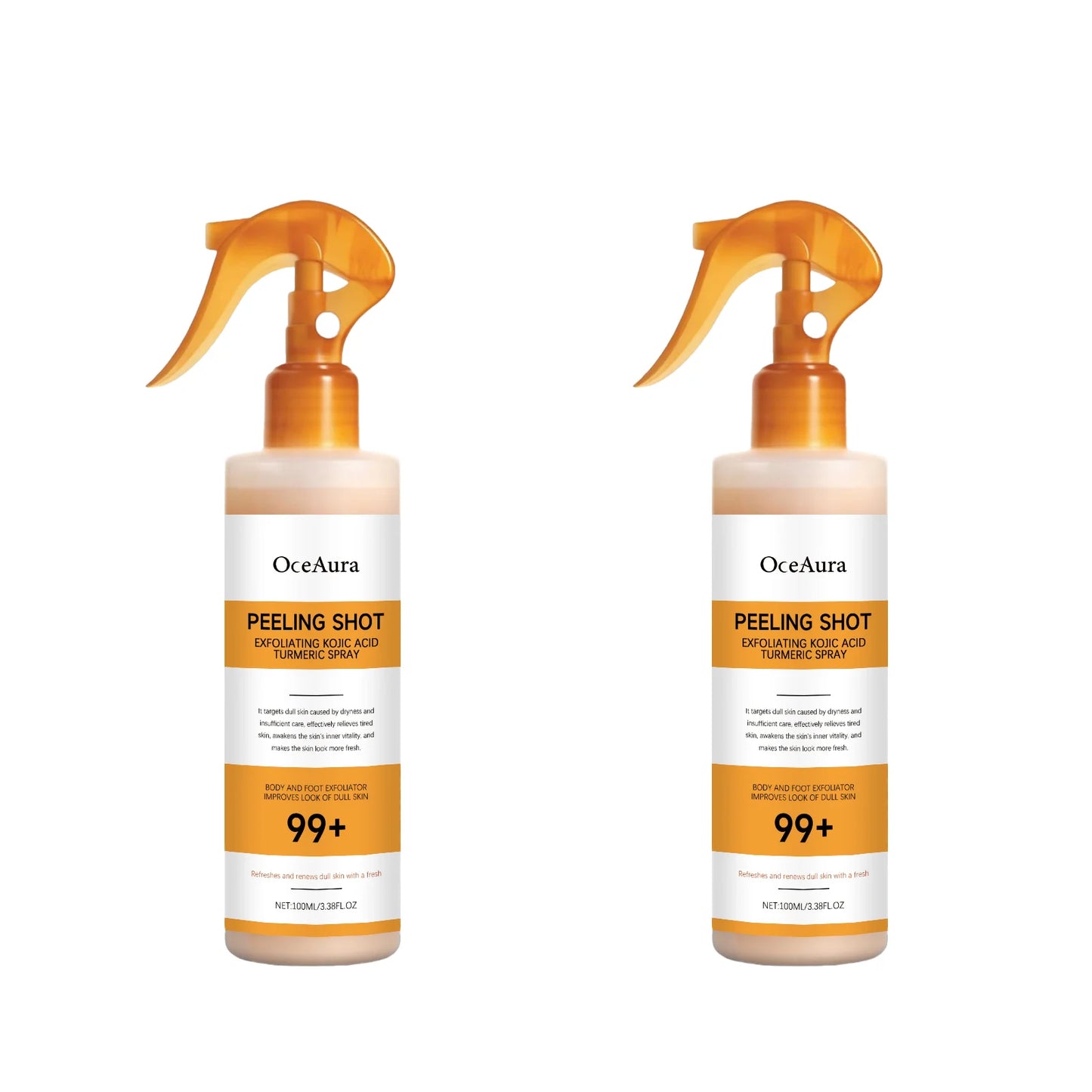 Revitalize Your Skin with Body Keratin Care Kojic Acid & Turmeric Exfoliating Spray - Nourishing & Hydrating Solution for All Skin Types!