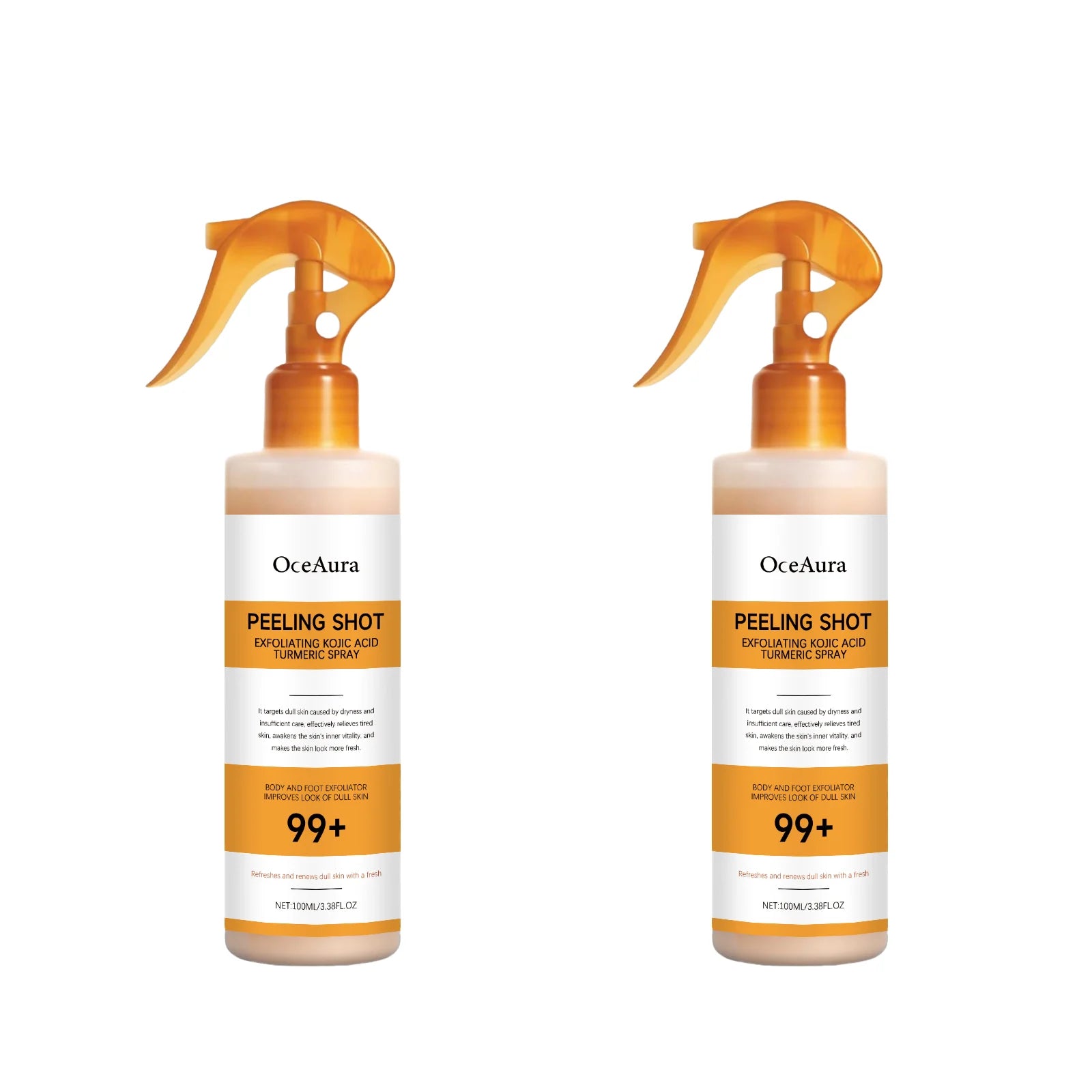 Revitalize Your Skin with Body Keratin Care Kojic Acid & Turmeric Exfoliating Spray - Nourishing & Hydrating Solution for All Skin Types!