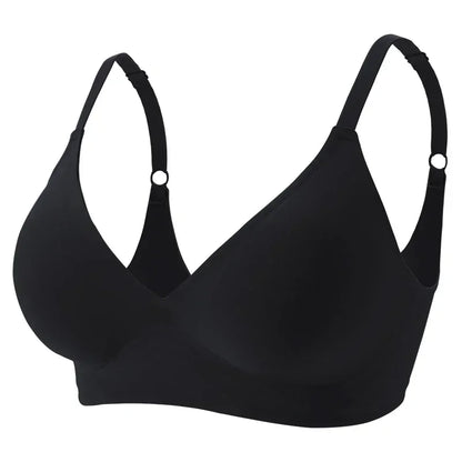 Experience Ultimate Comfort with Our Wireless Latex Jelly Seamless Bras - Removable Padded Bralette for Everyday Wear